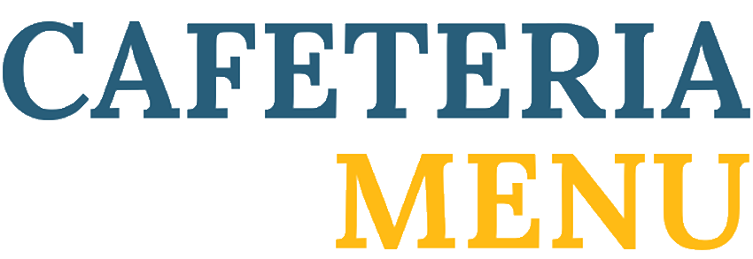 Cafeteria Menu Text